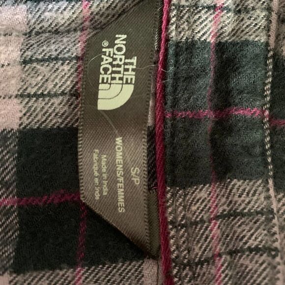 THE NORTH FACE plaid shirt top button down womens S - Picture 4 of 7